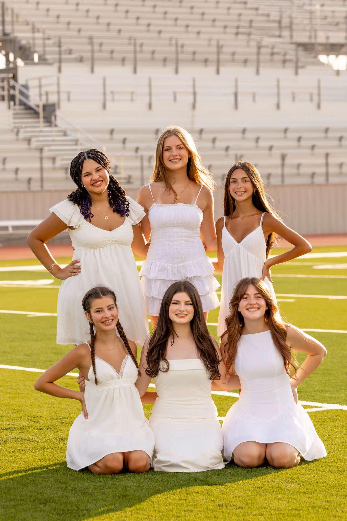 Guardians dancers together on the field